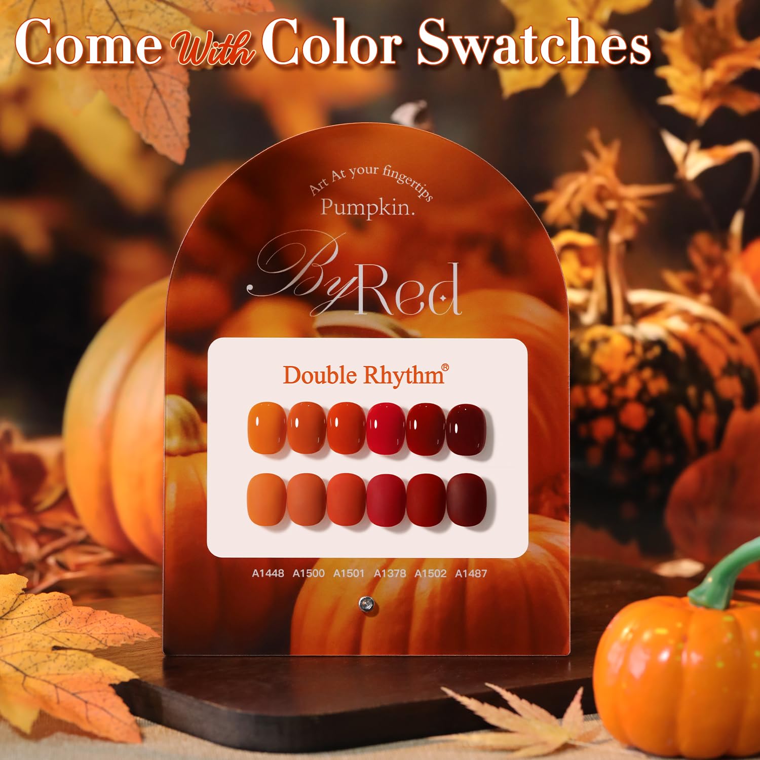 Double Rhythm same-color same-bottle polish displays consistent shade for at-home manicures.
