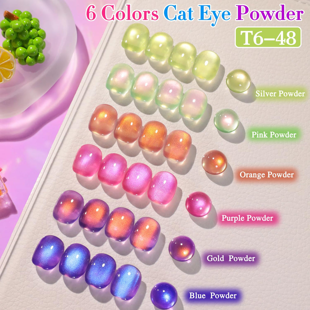 Double Rhythm grape-gold cat-eye polish offers toxin-free vibrant gel color for long wear