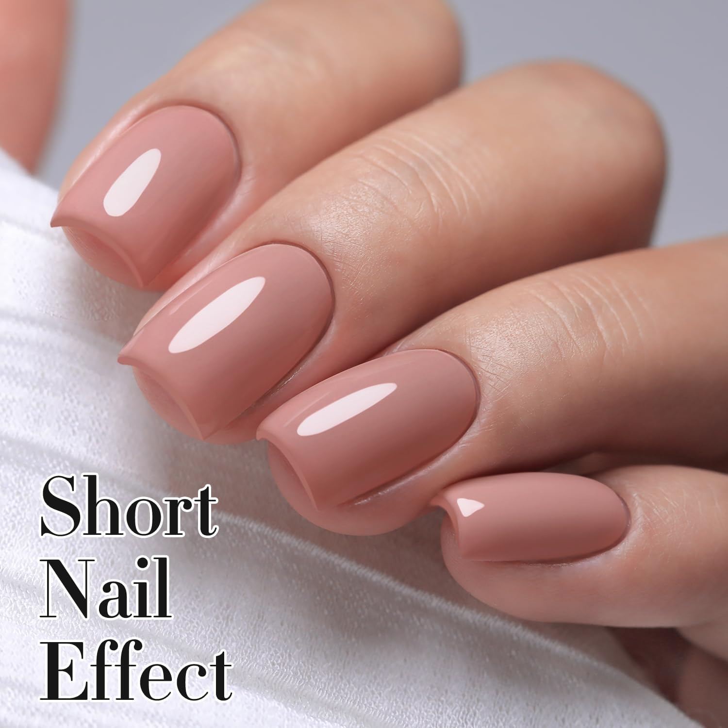 Double Rhythm sheer pink color swatch demonstrating all-season wear.