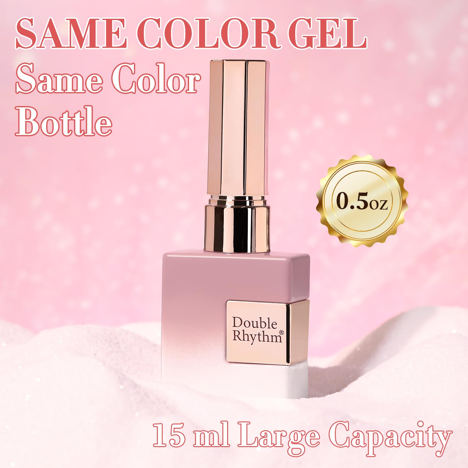 Double Rhythm glossy smooth finish on nails example