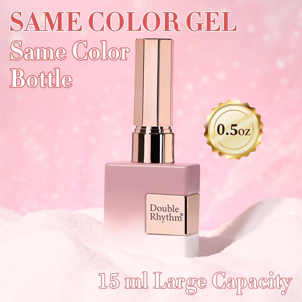 Double Rhythm glossy smooth finish on nails example