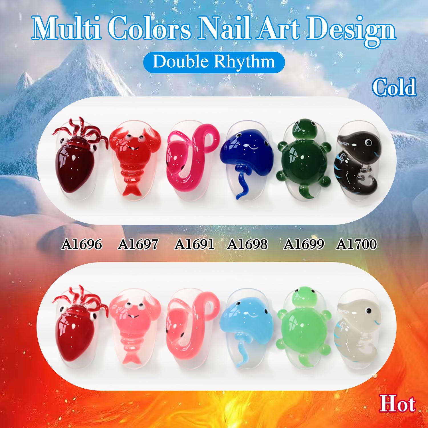 Double Rhythm soak-off gel polish bottle close-up showing smooth finish.