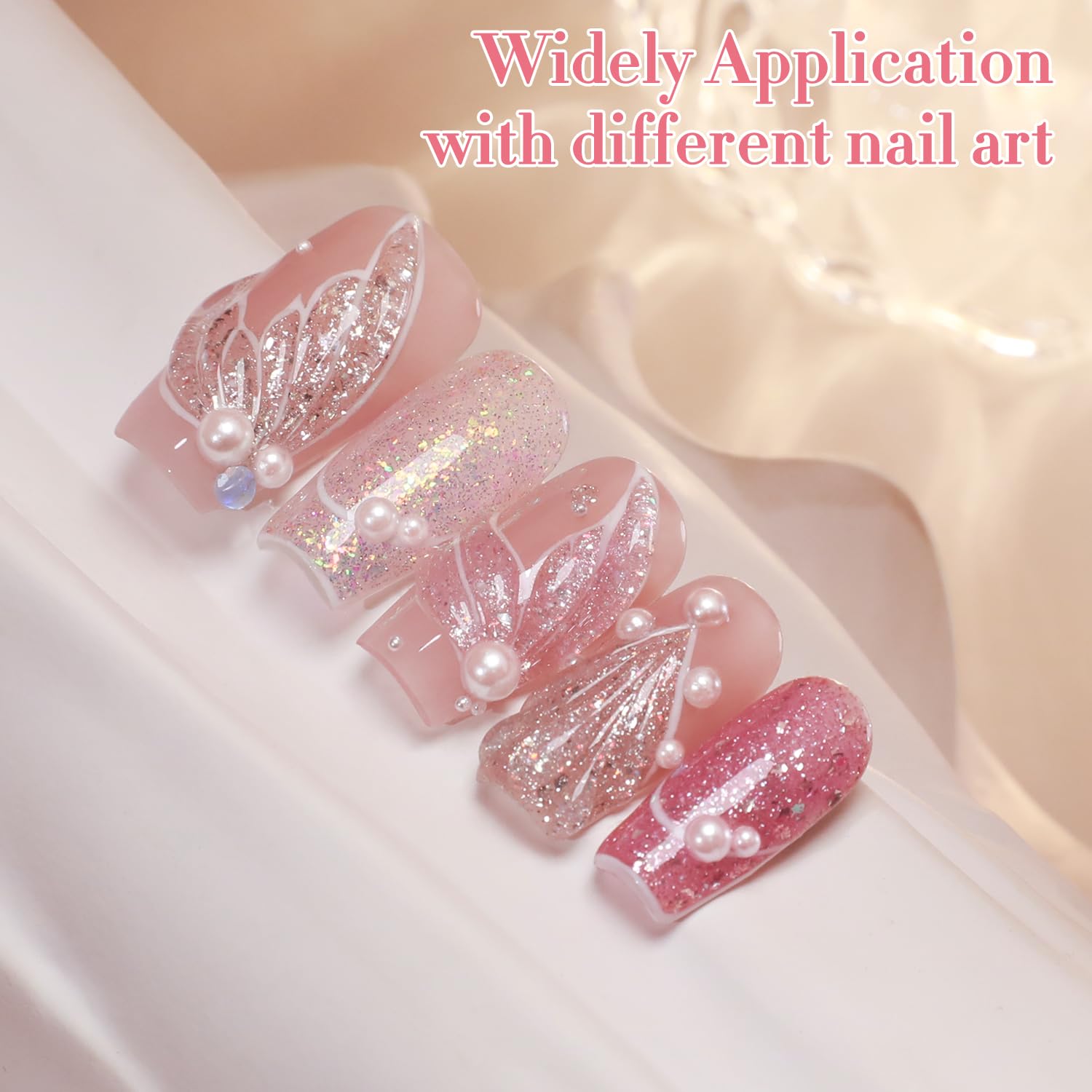 Double Rhythm sparkle gel polish collection perfect for festive looks.