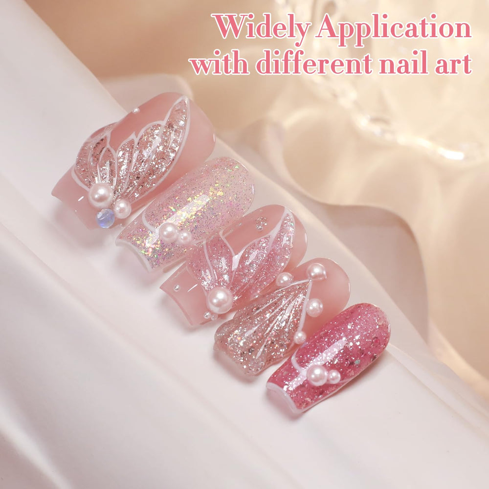 Double Rhythm sparkle gel polish collection perfect for festive looks.