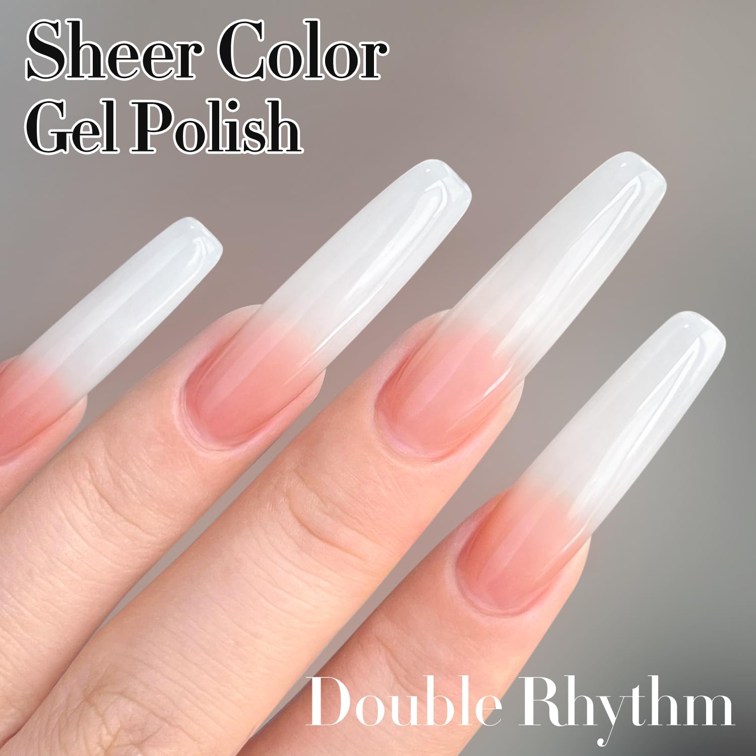 At-home nail art setup with Double Rhythm jelly polish.