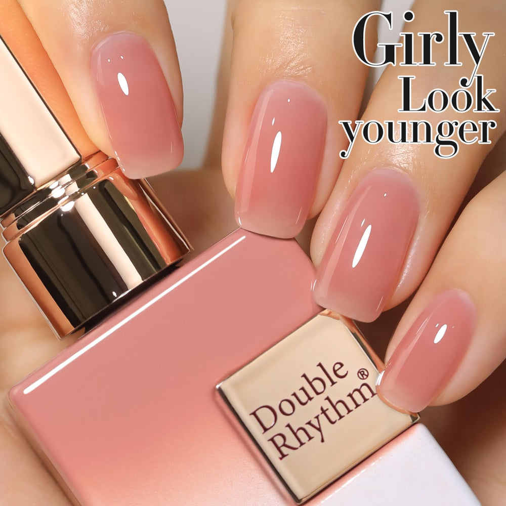 Double Rhythm toxin-free formula swatch communicates safer option with low odor