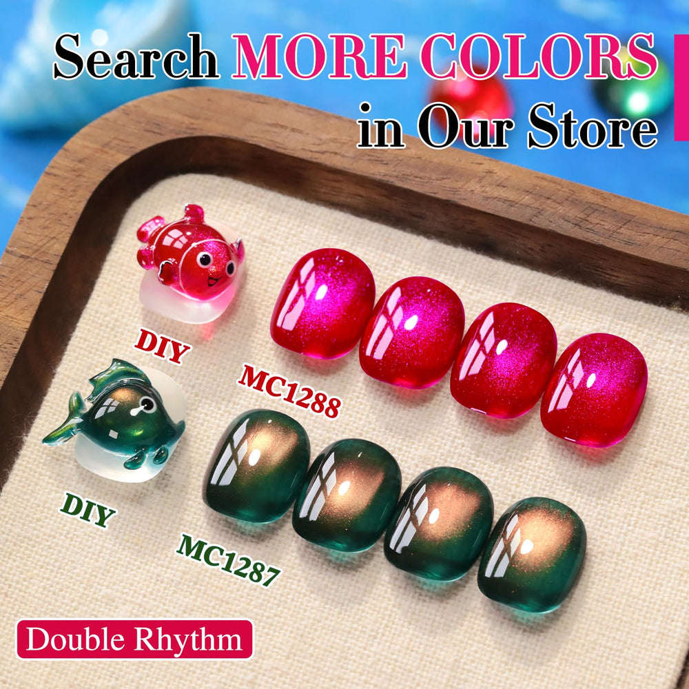 Double Rhythm toxin-free formula with low odor for comfortable at-home manicures.