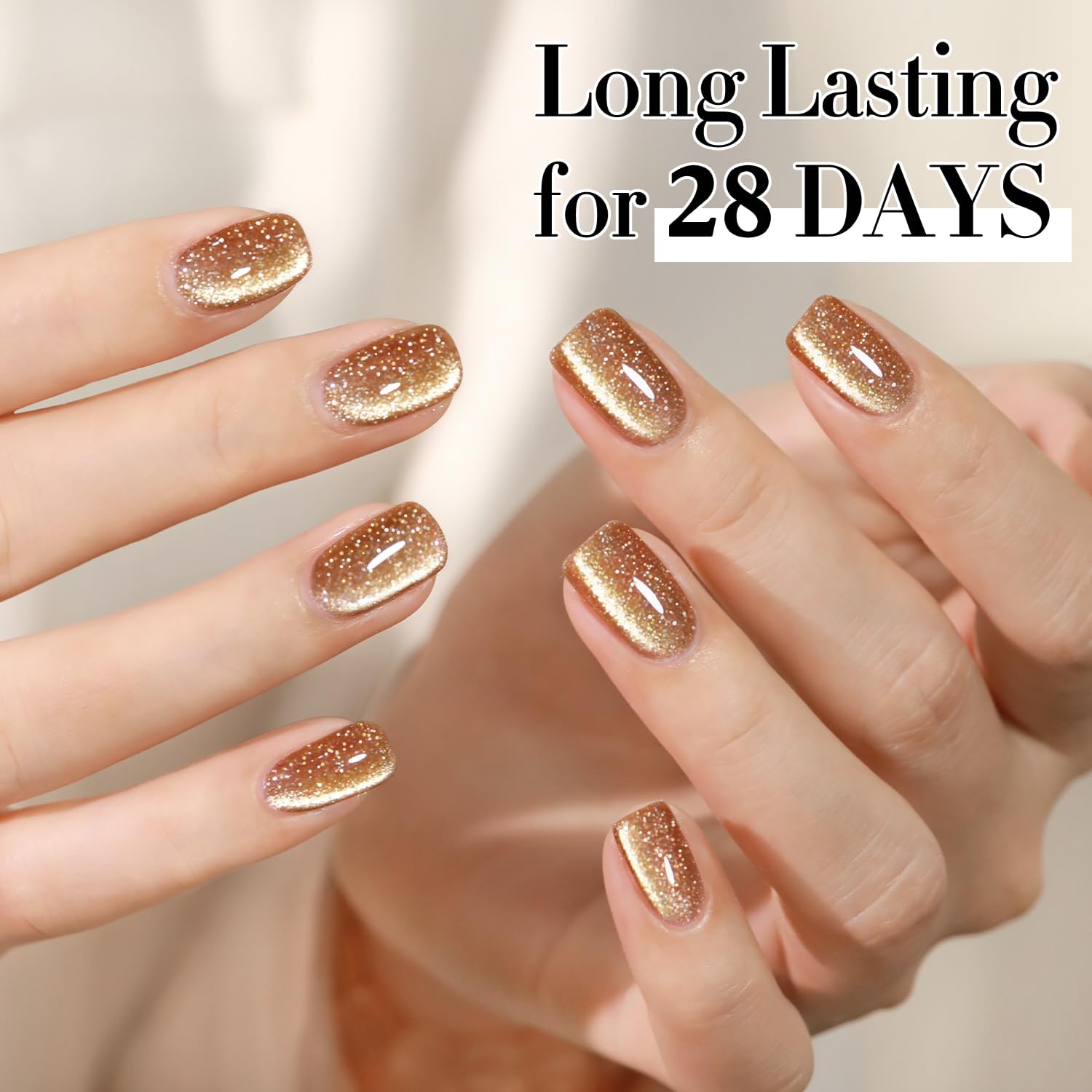 Non-toxic ingredients label on Double Rhythm polish for low-odor nail care.