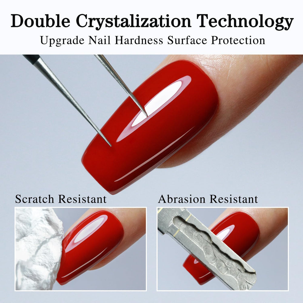 Double Rhythm toxin-free, low-odor formula for comfortable use.