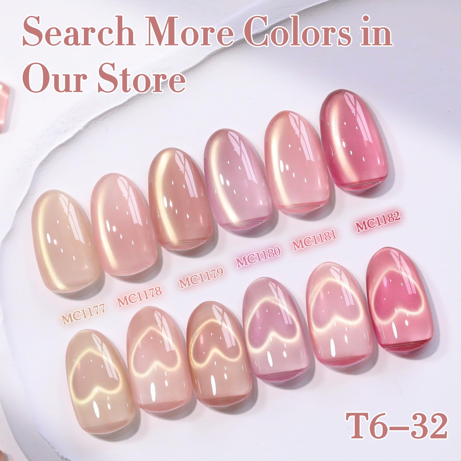 Translucent nude pink color in natural light from Double Rhythm