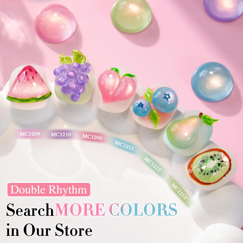 Double Rhythm translucent jelly base for subtle or layered color looks