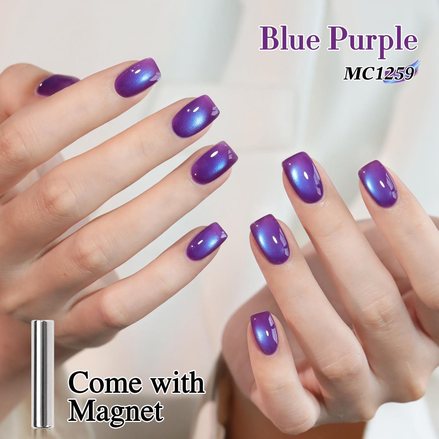 Double Rhythm translucent jelly color navy for versatile looks