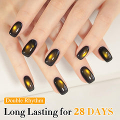 Translucent color nail art preview by Double Rhythm for versatile looks