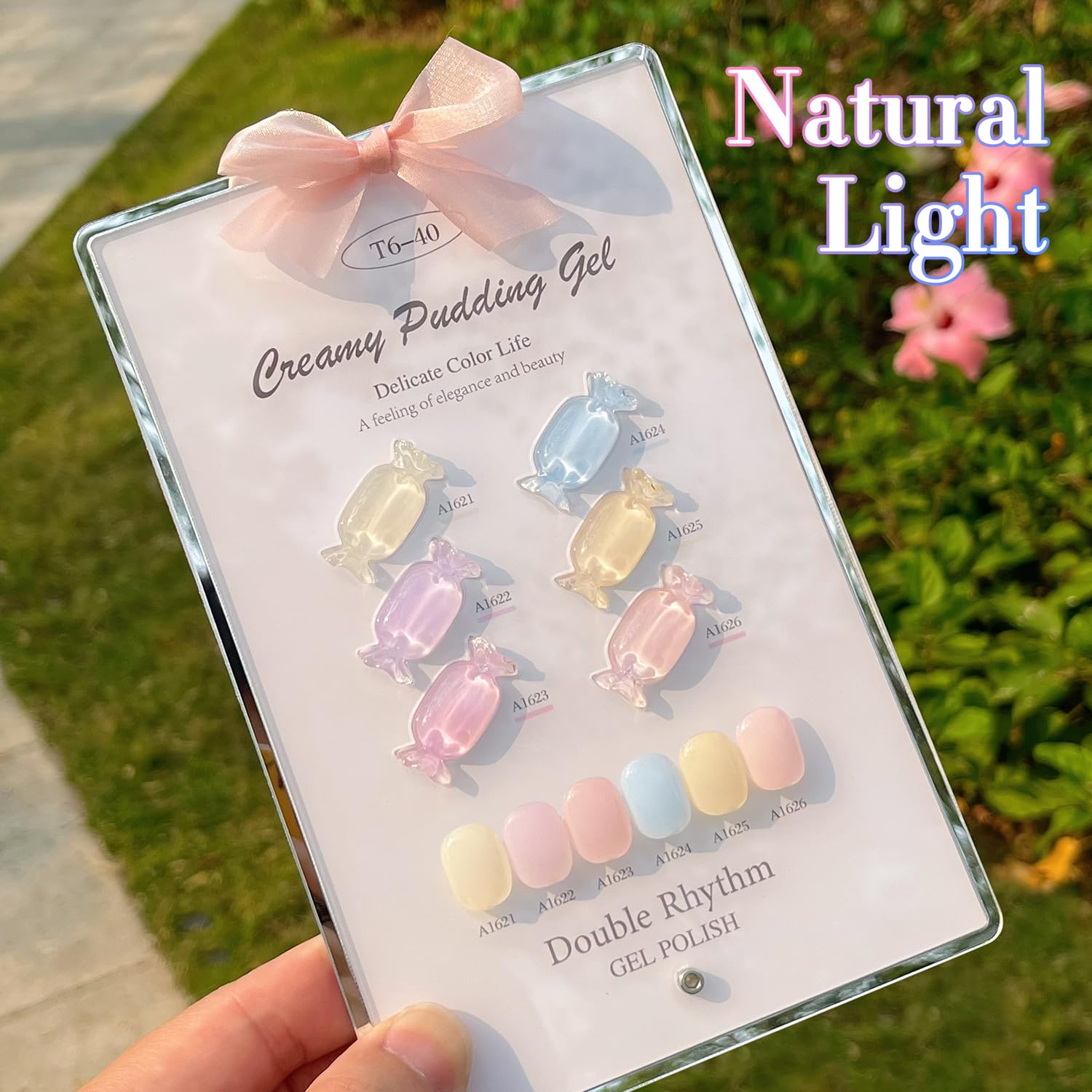 Double Rhythm yellow gel polish bottle for sunny, playful nails