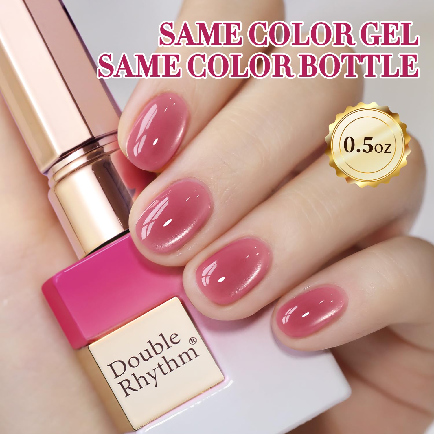 Double Rhythm at-home nail art for easy DIY manicures.