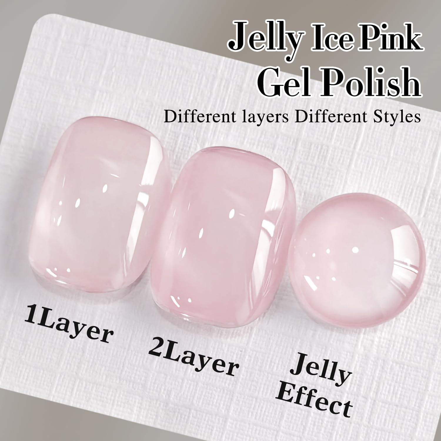 DIY nail art setup with Baby Pink gel polish at home.