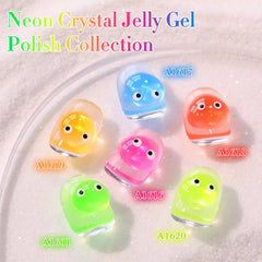 Double Rhythm neon pink gel polish bottle side view for glossy coverage