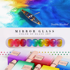 Double Rhythm jelly purple 15ml bottle for chic nail art and seasonal style.