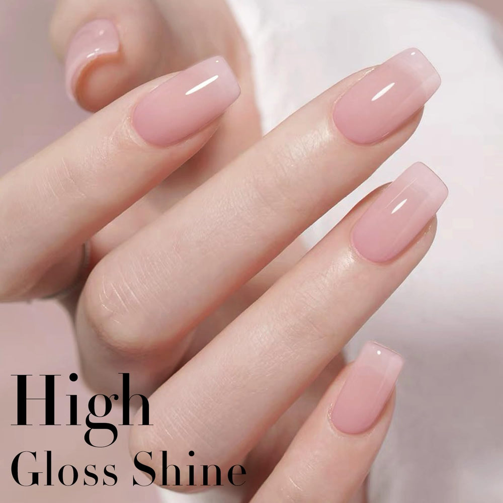 Nail curing under UV/LED lamp in 60-120 seconds.