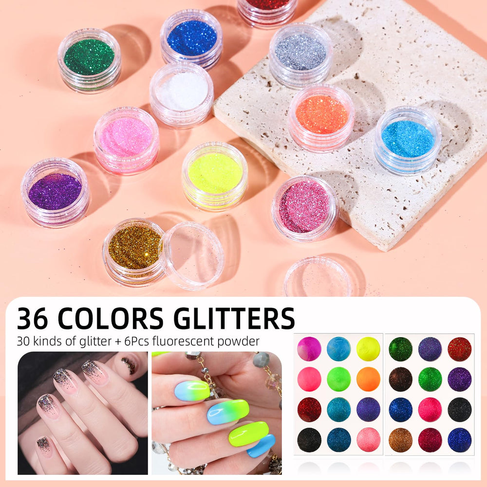 DouborQ nail brush for smooth acrylic application
