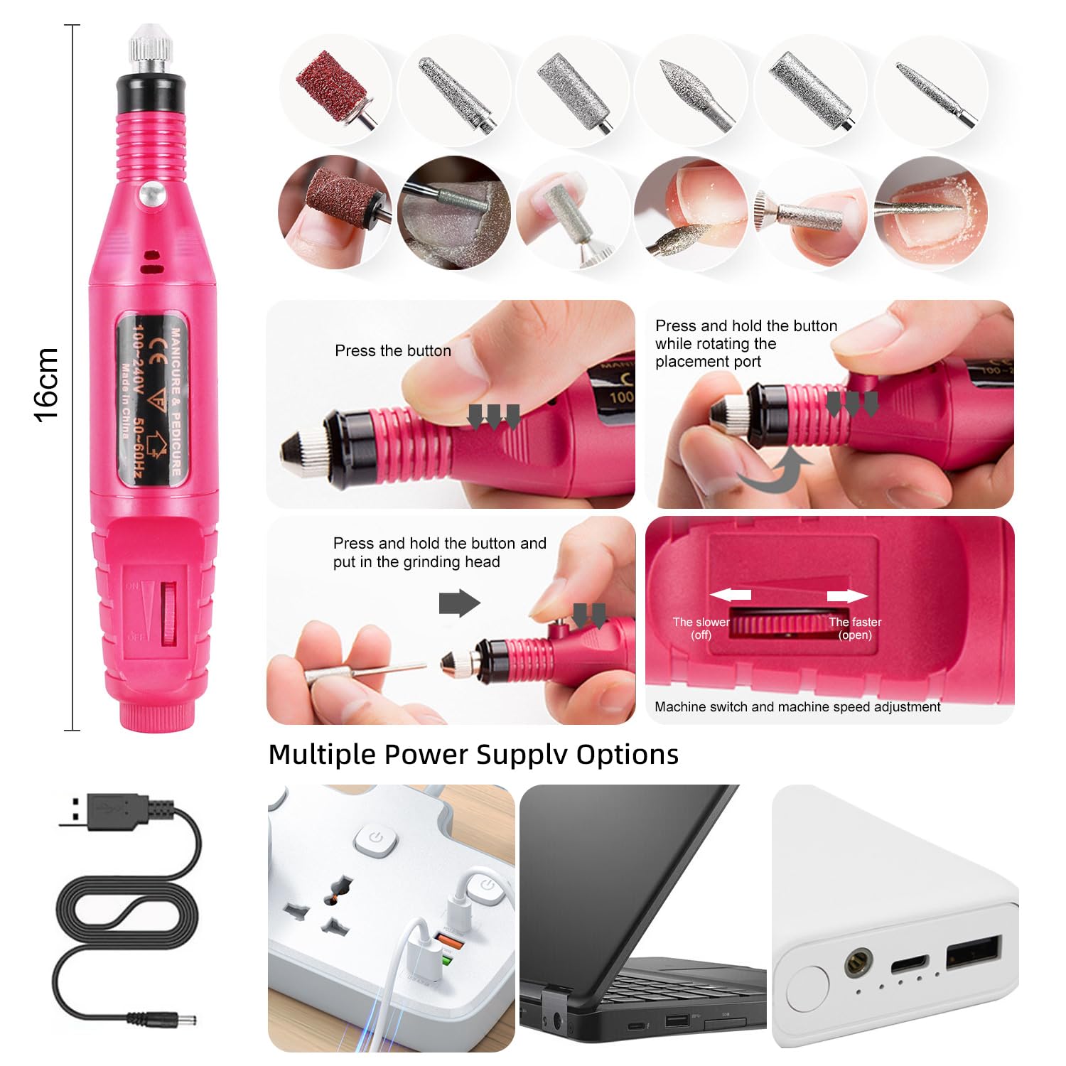 DouborQ glitter powders add sparkle for nail art versatility