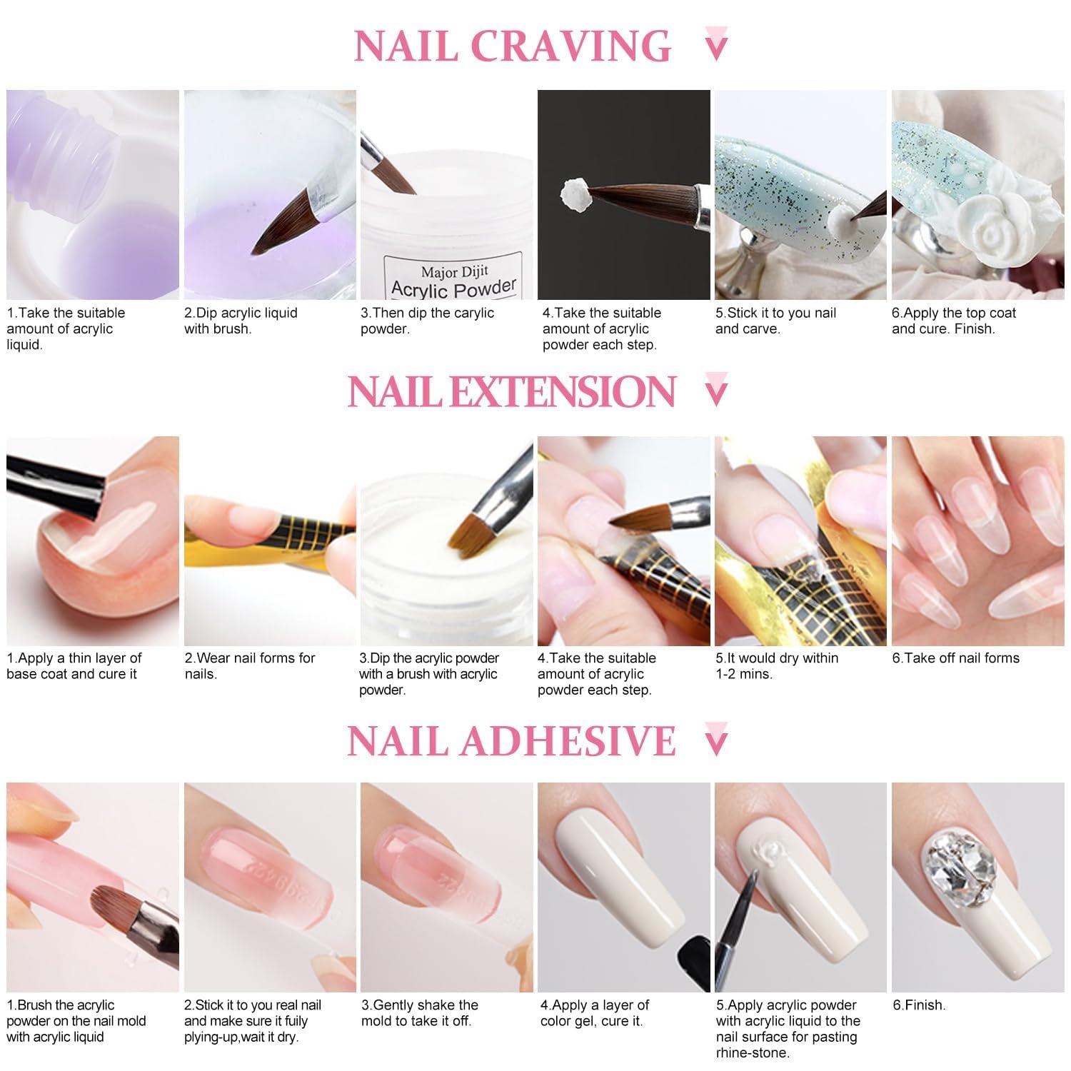 DouborQ nail forms and tools simplify shaping and filing