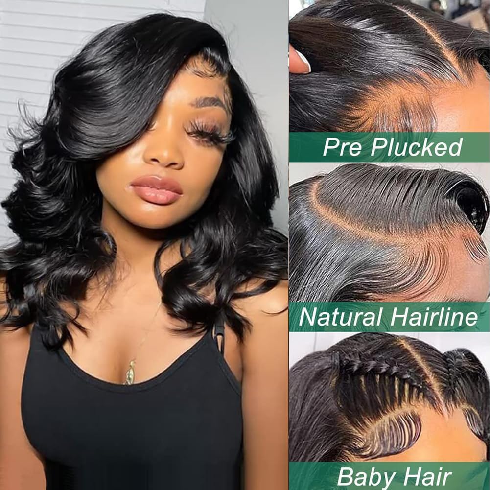 Douyin lace-front wig with 13x4 HD lace for a seamless parting look.