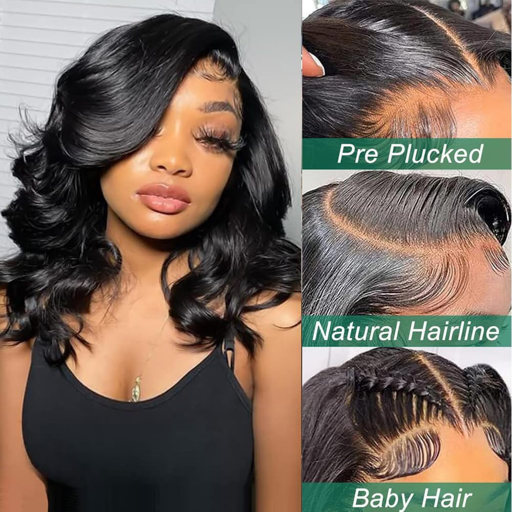 Douyin lace-front wig with 13x4 HD lace for a seamless parting look.