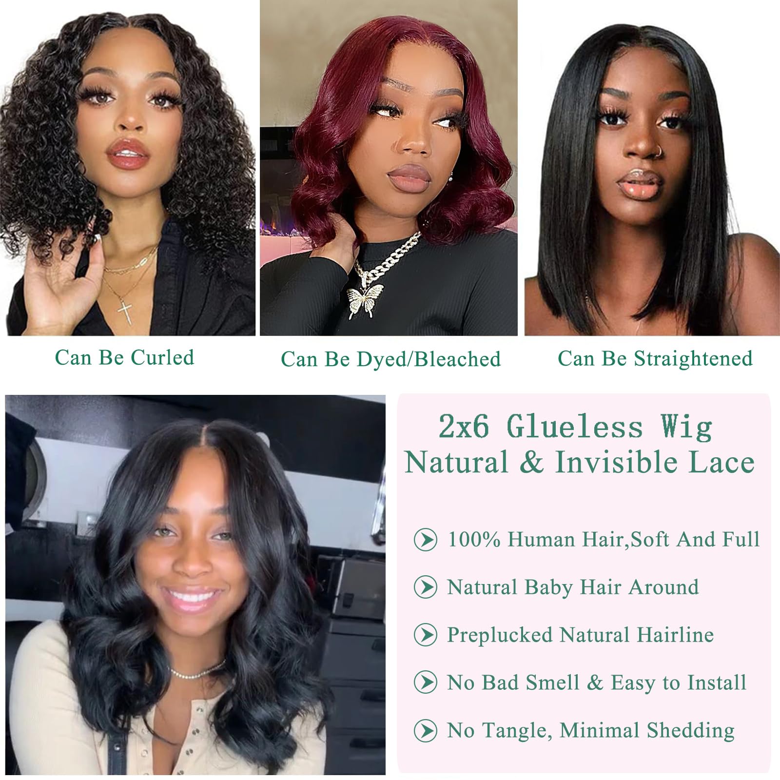 Brazilian human hair Douyin wig with natural shine.