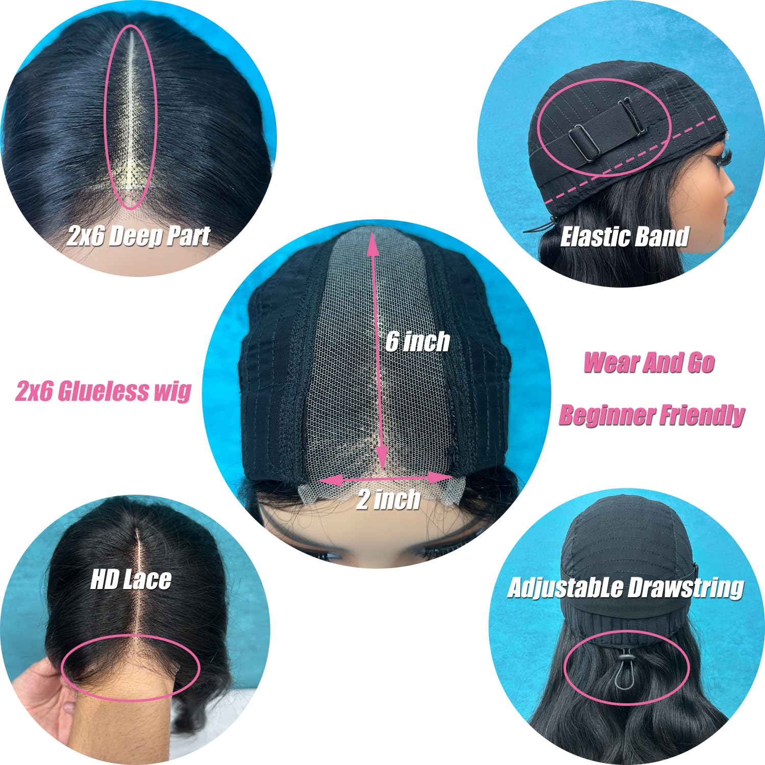 Medium cap Douyin bob wig with middle part for versatile looks.