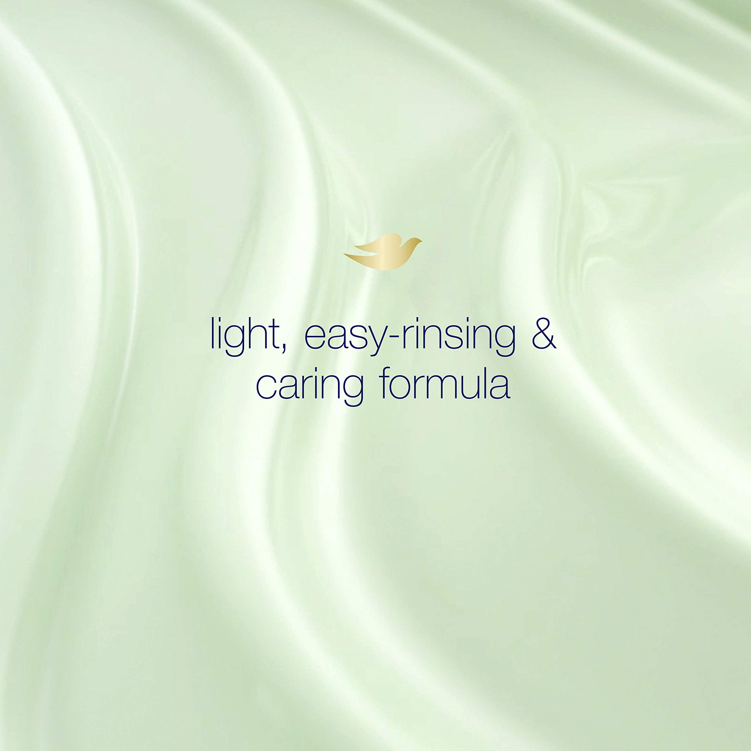 Dove 100% recycled plastic bottle highlights sustainability.