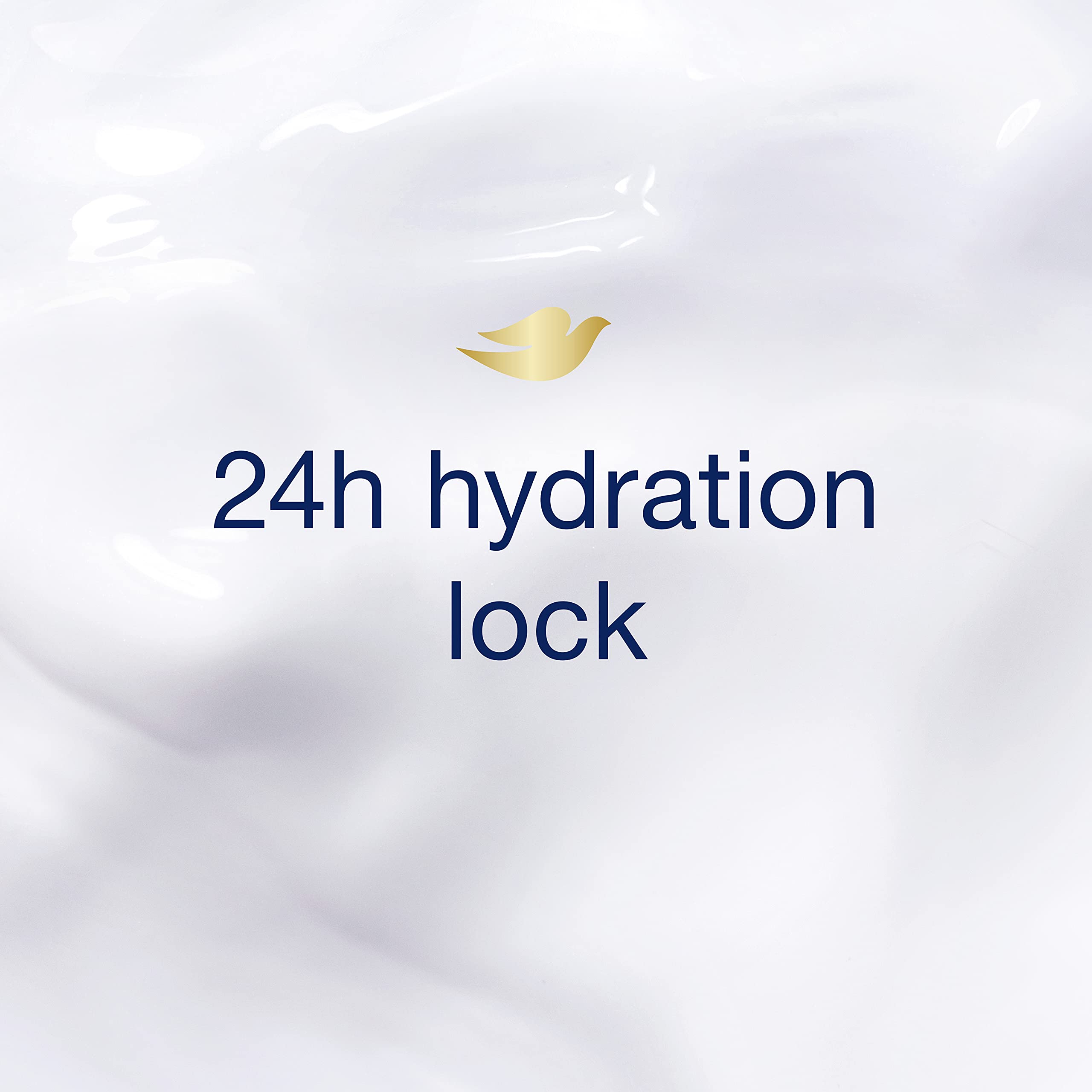 Graphic highlights 24-hour hydration lock technology powering moisture retention.