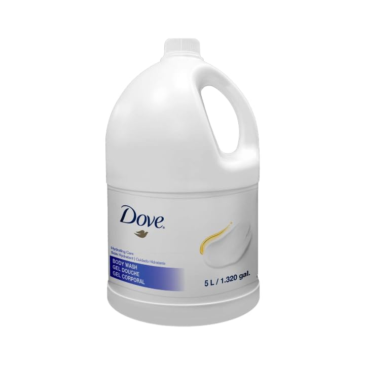 Dove 5Liter Pro Body Wash refill bottle for daily moisture and bulk use