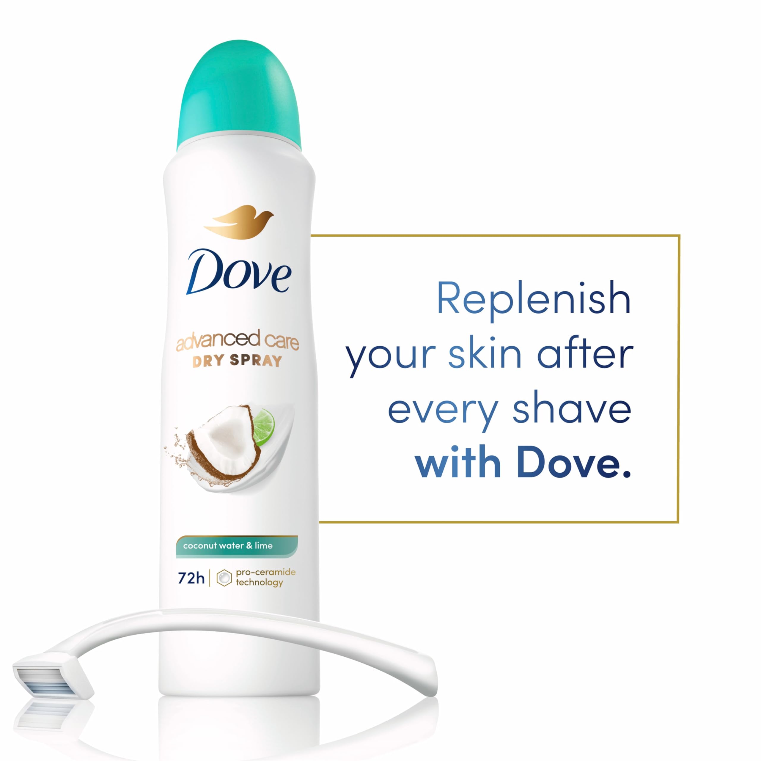 Dove 72-hour odor protection underarm illustration