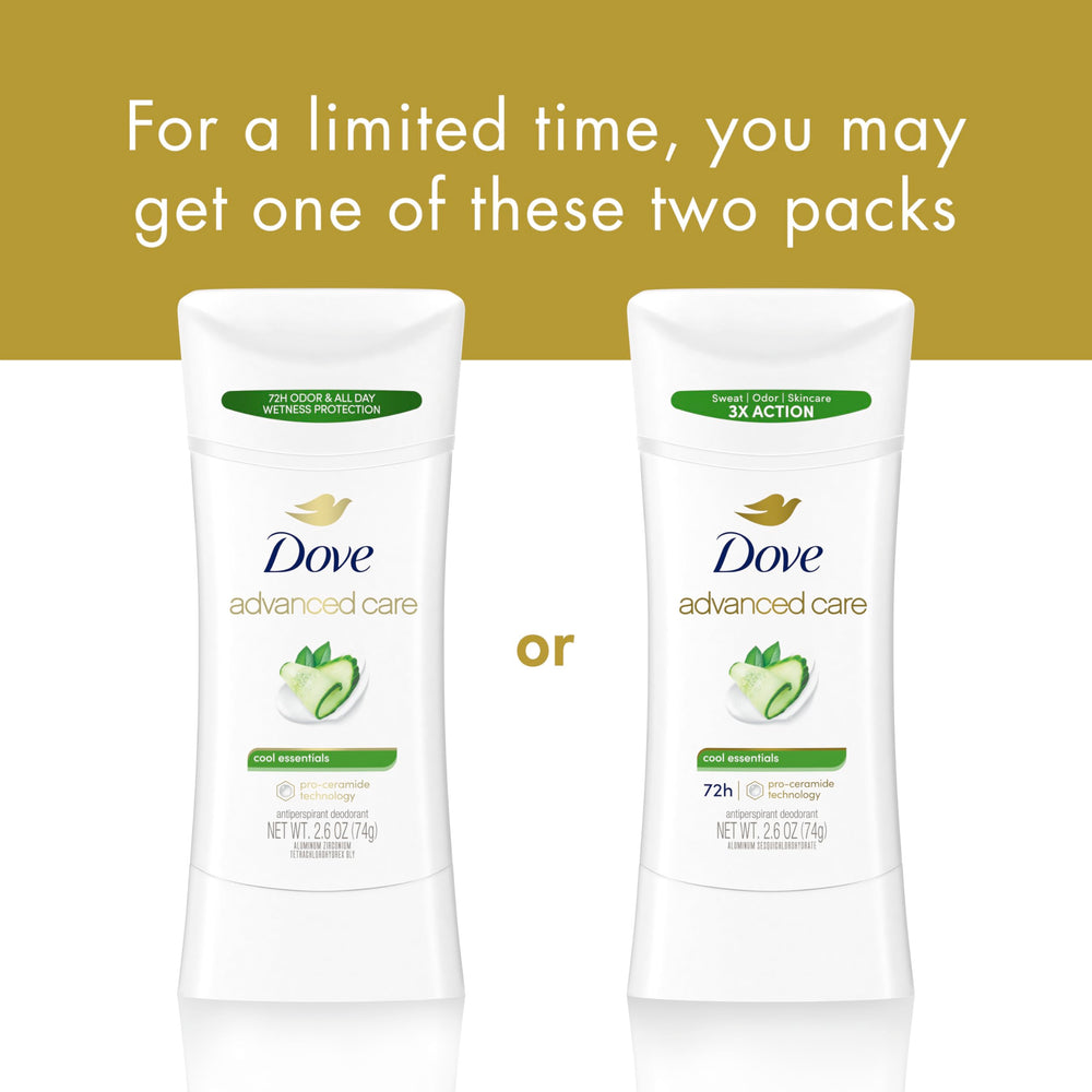Dove Advanced Care 72-hour protection keeps you fresh throughout the day