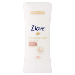 Dove Advanced Care Beauty Finish deodorant in a 4-pack offering gentle protection and skin-nourishing care