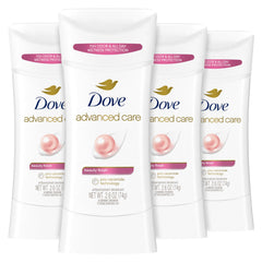 Dove Advanced Care Beauty Finish Stick shown for smooth glide and soft underarms after shaving