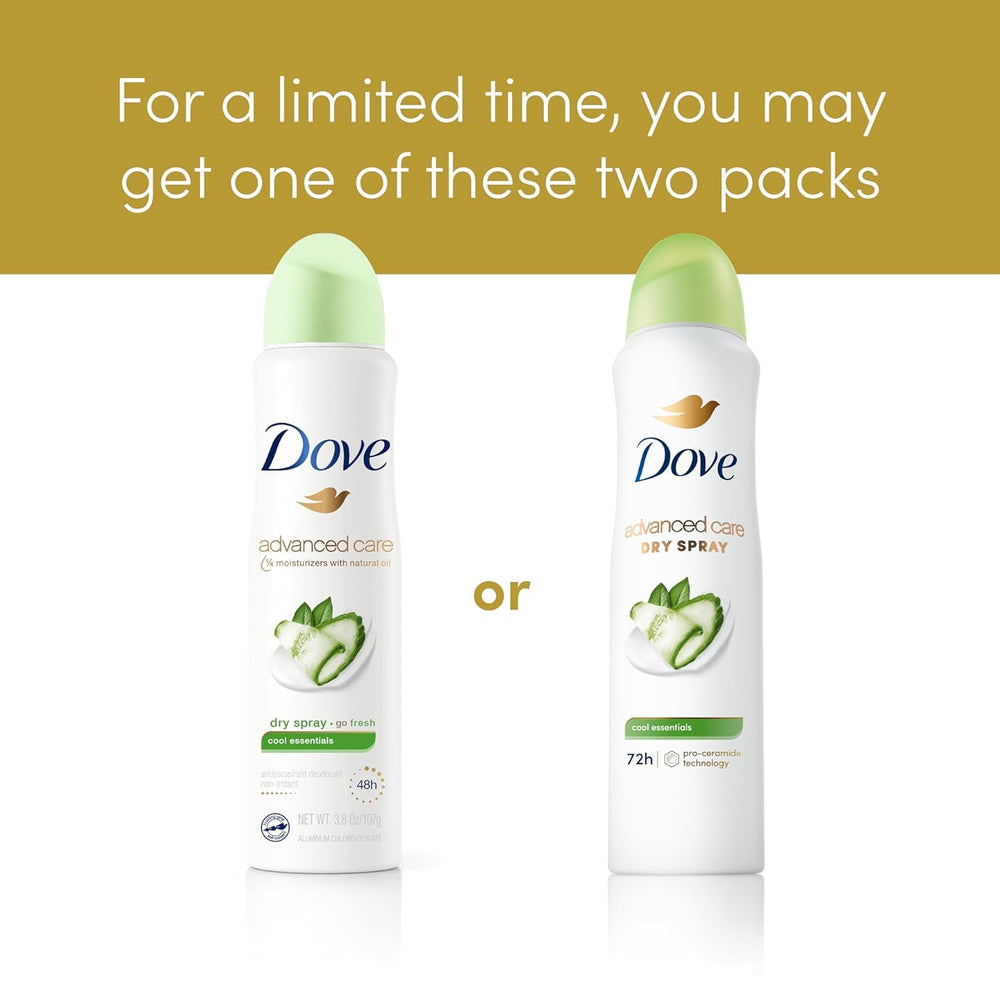 Dove Advanced Care Pro Ceramide Technology badge highlighting skin barrier support.