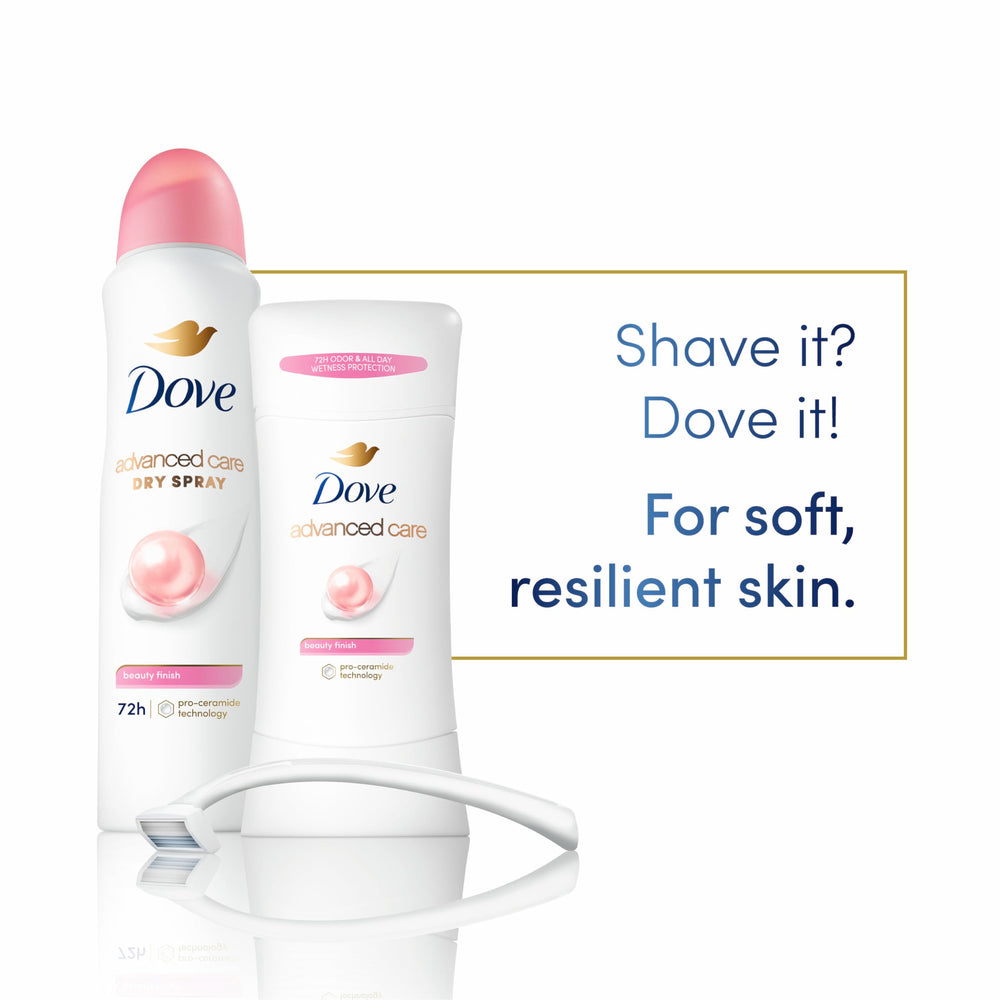 Dove Advanced Care floral fragrance with freesia waterlily and rose for daily scent