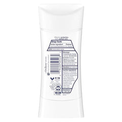Dove Advanced Care Peach & Chamomile Tea stick during application for refreshed underarms