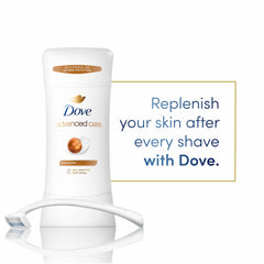 Dove Advanced Care Shea Butter with Pro Ceramide Technology supporting skin barrier
