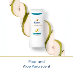 Dove Advanced Care Rejuvenate pear fragrance close-up showcases jasmine and freesia notes.