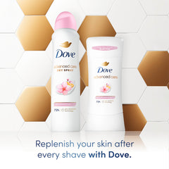Dove Advanced Care Sakura Blossom & Yuzu 3-pack packaging for convenience and travel.