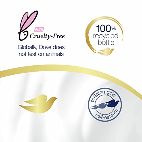 Dove product in bathroom setting suggests convenient daily wellness ritual