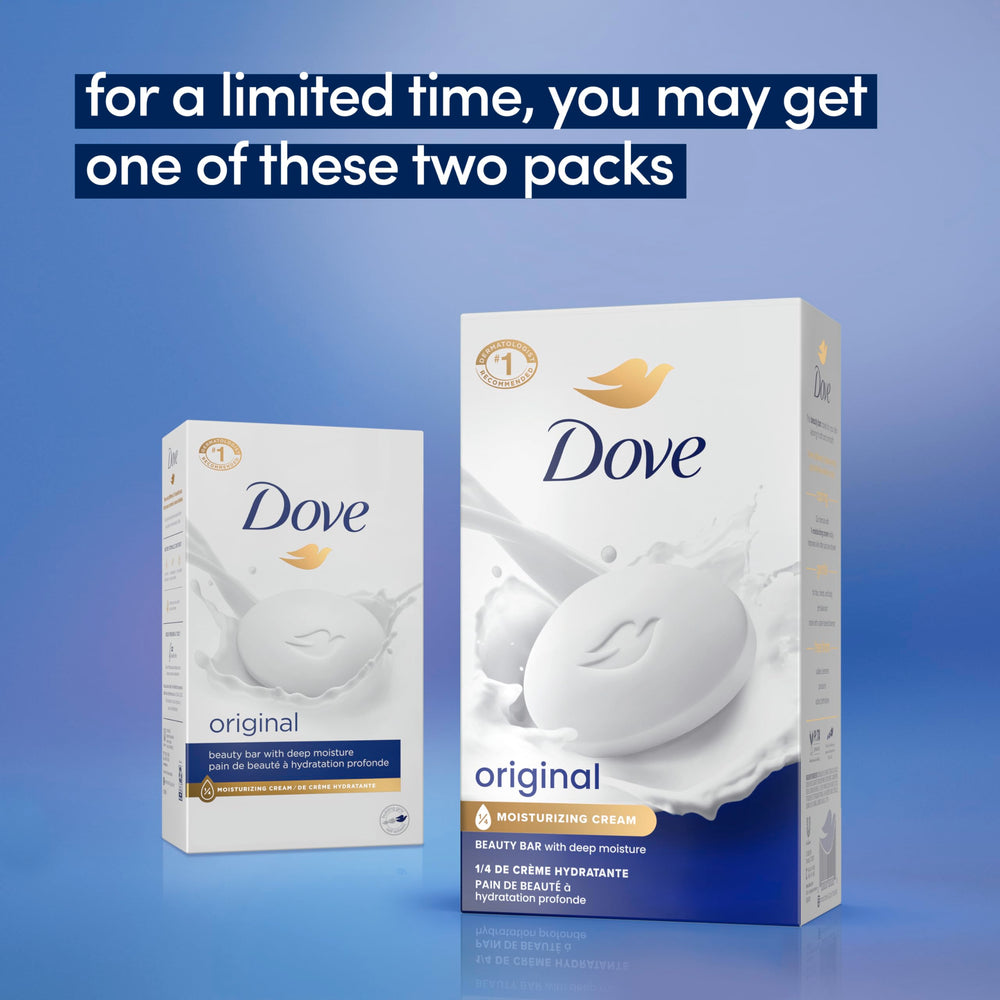 Dove Beauty Bar Original creamy texture highlighting deep moisturization
