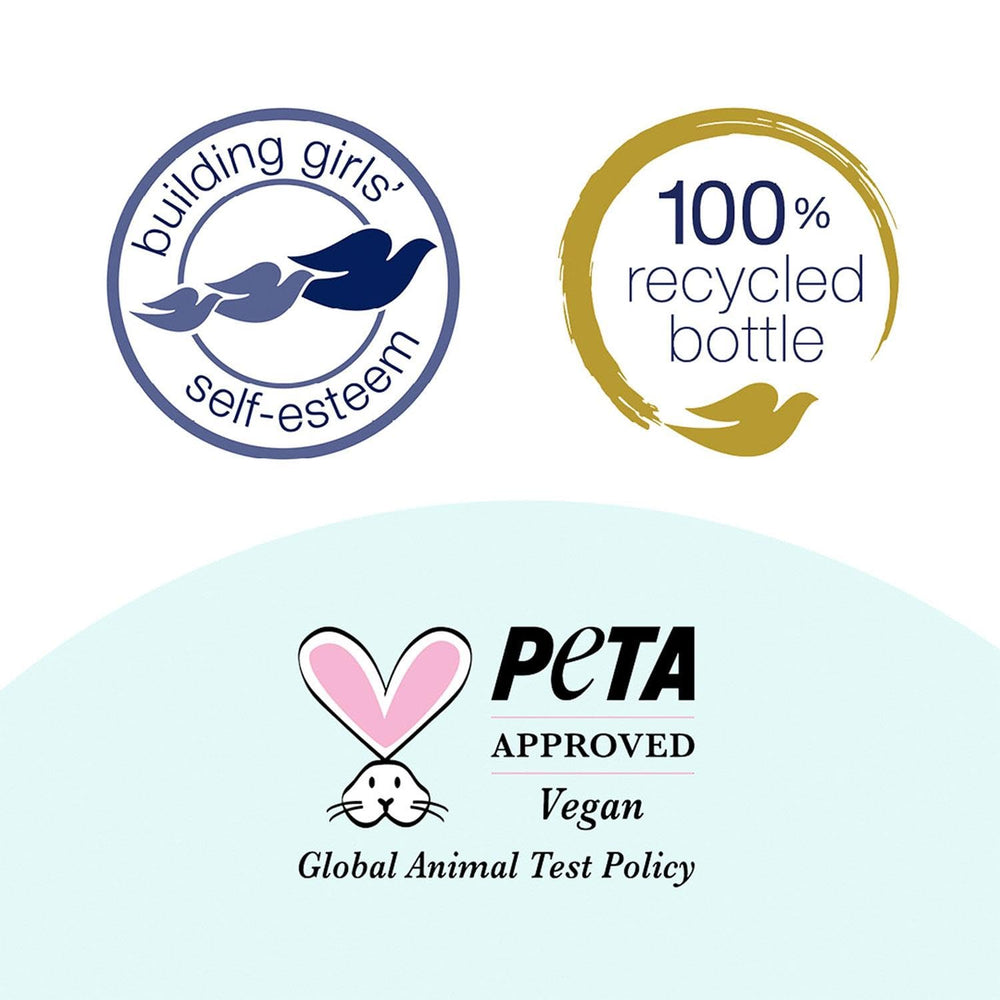 Dove Body Lotion almond milk-rich formula provides gentle nourishment.