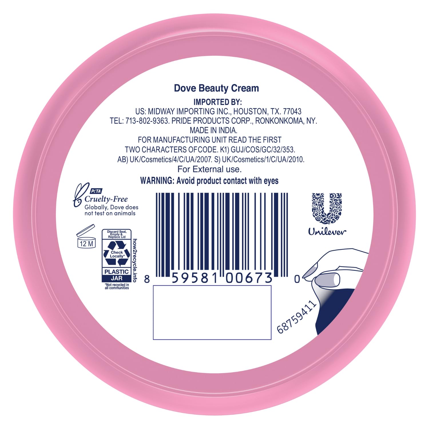 Dove Body Love Beauty Cream texture close-up highlights non-greasy finish.