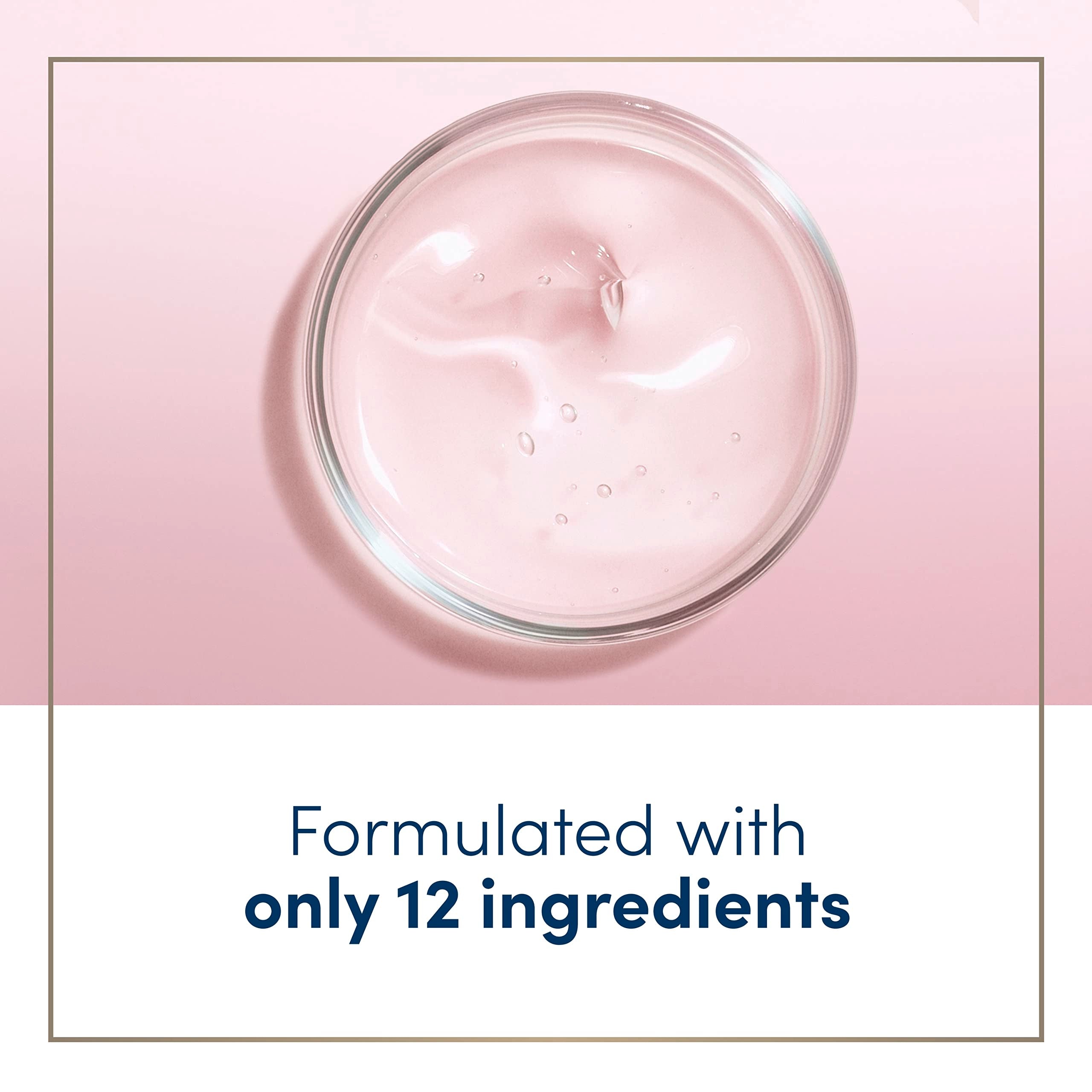 Dove Body Love fragrance-free pour demonstrates easy application and mild formula.