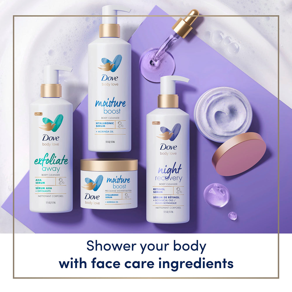 Dove Night Recovery polish vegan and cruelty-free symbol visible