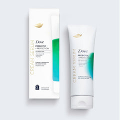 Dove Body Serum swatch on arm shows subtle glow and smooth texture.